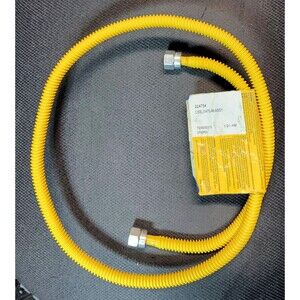 BrassCraft Gas Connector Hose CSSL114TE-48  1/2" FIP x 1/2" FIP x 48"  *Read